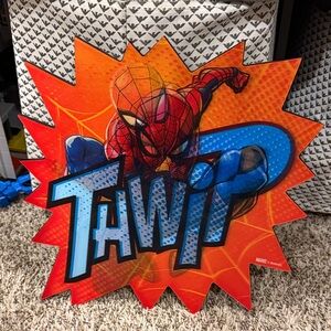 Marvel Spider-Man Thwip holographic Wall Art